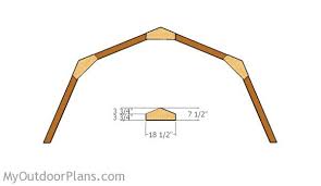 Nail osb or plywood onto the rafters to enclose the roof. 12x16 Gambrel Shed Roof Plans Myoutdoorplans Free Woodworking Plans And Projects Diy Shed Wooden Playhouse Pergola Bbq