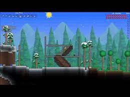 Side Stairs Idea Terrarium Terraria Ideas Terraria Builds