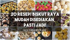 Bila dah siap bakar, ayak gula ising diatasnya. 20 Resepi Biskut Raya Mudah Disediakan Pasti Jadi