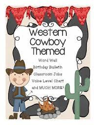 Western Themed Classroom Cowgirls And Cowboys Classroom Birthday Birthday Bulletin Boards Birthday Bulletin