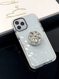 Iphone 11 Pro Clear Case W Pop Grip Iphone Phone Cases Unique Iphone Cases Clear Cases