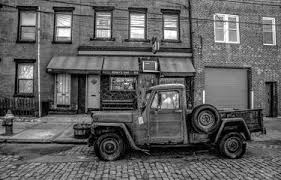 Cool singular truck.like the deep green/red contrast. Sunny S Bar Of Red Hook Photography By Jeff Watts Saatchi Art