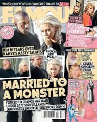 Famous Magazines March 2015 Kardashian Magazine Cover Taunt Celebs