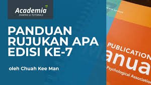 Setiap bagian tersebut memiliki format terbaru yang tidak sama dengan edisi sebelumnya. Panduan Mudah Rujukan Apa Edisi Ke 7 Apa Referencing 7th Edition Guide Youtube
