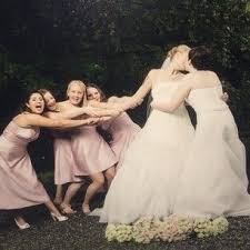Cheesy Wedding Photos Better With Two Ladies In Them Lesbian Wedding Bride Lgbtq Wedding