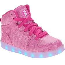 Flashlight Girl S Rechargeable Color Changing Light Up Led Athletic Shoe Walmart Com Walmart Com