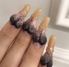 Gothic diamond lily nail art designs by top nails. Cute Nails Intentionallypenis