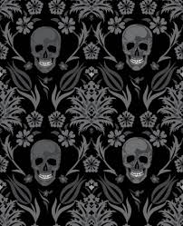 Maybe you would like to learn more about one of these? Seamless Flower Skull Vector Object Scull Illustration People Bone Design On Black Background Halloween Symbol Tasmeemme Com