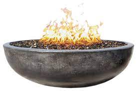 The santa barbara fire pit table is our tribute to the spanish mission style of the early 1900s. 48 Concrete Fire Pit Bowl Charcoal Transitional Fire Pits By Pottery Works Llc Houzz