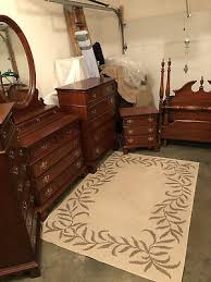 Custom made bedroom furniture $0. Lexington Bedroom Set 5 Piece Mirror Solid Oak Vintage 2 100 00 Picclick