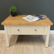 Once in a while you might want to recline your feet on there, at times it furnish as a color section, also different times it is good enough as a work corner. Cream Painted Oak Coffee Table Cotswold Storage Drawers Solid Wood New 154 99 Picclick Uk