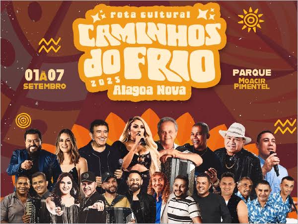 Alagoa Nova recebe Rota Cultural Caminhos do Frio com música, gastronomia e turismo de aventura