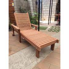 Biarritz outdoor chaise lounge from triconfort. Sun Clear Redwood Outdoor Chaise Lounge Clsnsb Awsns The Home Depot