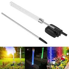 Shop for decorative garden solar lights online at target. 2021 Umlight1688 Solar Garden Lights Outdoor Decorative Waterproof Solar Acrylic Bubble Tube Rgb Multi Color Changing Lights Solar Powered From Umlight1688 23 87 Dhgate Com