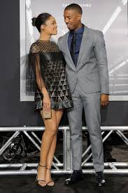 For the cover, thompson is standing behind michael, with one arm wrapped around his chest and the other arm on his shoulder as she delicately caresses his complimentary: Creed Ii See Photos Of Michael B Jordan And Tessa Thompson Ew Com Tessa Thompson Micheal B Jordan Celebrity Bride