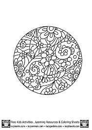 Ladybug Wheel Detailed Coloring Pages Mandala Coloring Pages Cool Coloring Pages