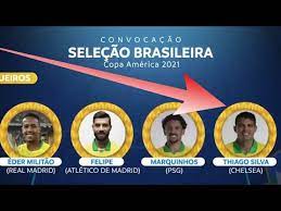 O pensamento do arqueiro agora é obter uma vaga na convocação para a. Convocacao Para A Copa America Da Selecao Brasileira Convocacao Da Selecao Brasileira 09 06 2021 Youtube