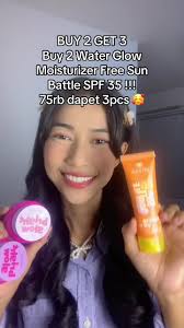 Kapan lagi 75rb dapet 3pcs 🥰 Buy 2 Get 3 kamu beli 2pcs moisturizer bright  glow free sun battle spf 35 ukuran 50ml 🥰🫶🏻 langsung di checkout bestie  🫶🏻 #eminacosmeticsid #superbrandday ...