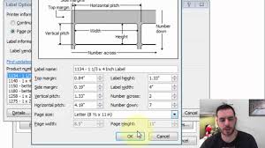 To print the label from the back office, do the following: How Do I Print Labels In Word Youtube