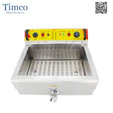 Stufenlos regelbares 3000w starkes heizelement mit einstellbarem timer und temperaturen bis 190°c. Kopen Goedkoop Friteuse Eencilinder Commerciele Gedraaide Deeg Strips Friteuses 30l Fries Kip Apparatuur Prijs Koop8ubq