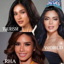 Miss World fashion award jumpsuit inspired by Palawan peacock