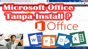 Microsoft Office Portable Tanpa Install Ms Word Excel Access Groove Powerpoint Youtube