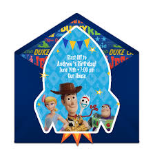 We Are Loving This Toy Story 4 Online Invitation Featuring Woody Buzz Sporky Per Toy Story Invitations Toy Story Birthday Party Supplies Toy Story Birthday