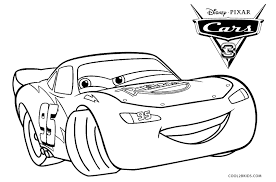 Disney pixar mcqueen cars coloring pages. Lightning Mcqueen Coloring Pages Cars 3