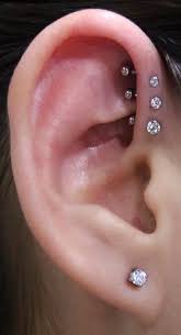 Nur Swarovski Circle Crystal Ear Piercing Jewelry 16g Earring Ear Piercings Helix Earings Piercings Ear Piercings