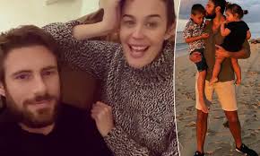 'Good news!' Megan Gale makes a VERY big announcement with former AFL star  fiancé Shaun Hampson