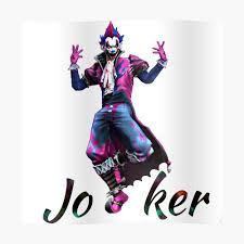 Print for free in a4 format. Joker Free Fire Sticker By Aitdaoud Redbubble