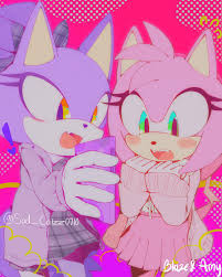 Amy and Blaze. (By @Sad_Catzz0710) : rSonicTheHedgehog