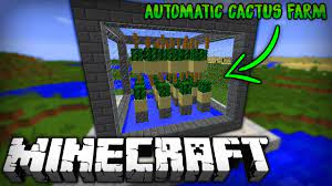 You never need to replenish it because it replenishes it's self!!! How To Build An Automatic Cactus Farm In Minecraft Youtube