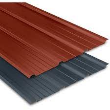 Tole Bac Acier Prelaquee Multiusage 2100x840 Mm Elda Rouge Tuile Ral 8012