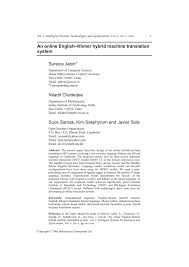 Resume guide · resume examples · resume tips · education candidate resume guide · action verbs · scannable resume tips · cover letter guide. Pdf An Online English Khmer Hybrid Machine Translation System