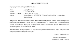 Surat tersebut digunakan untuk keperluan kantor dan komunikasi eksternal maupun untuk keperluan pribadi, yakni antara anda dengan pihak. Download Surat Pernyataan Menjalankan Usaha Pekerjaan Bebas Bermaterai Contoh Seputar Surat