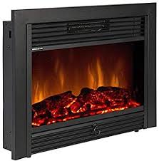Buy products such as costway 28.5 fireplace electric embedded insert heater glass log flame remote at walmart and save. Amazon Com Kuppet 28 5 Electric Fireplace Alexa Connectivity App Controls Wi Fi Electric Fireplace Heater Electric Fireplace Insert Best Electric Fireplace