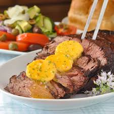 Prime rib, also referred to as standing rib roast, is a beautiful piece of meat. Bbq Prime Rib With Garlic Chili Butter So Tender Succulent