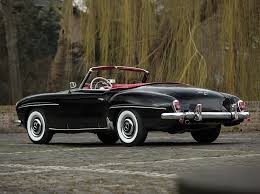 This Black 1958 Mercedes Benz 190sl Will Be Offered At The Sotheby S Auction In Monaco On May 14th 2 Mercedes Benz Classic Classic Sports Cars Classic Motors