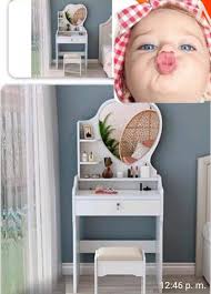 TOCADOR con SILLÓN MELAMINE Mide 120 x 60 x 30 cm Disponible : 2 colores de  la foto