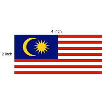 Lukisan gambar bendera malaysia hitam putih cikimm com. Bendera Malaysia Malaysia Flag 2 X 4 60cm X 120cm Set Of 2