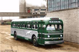 Rare Green Great Lakes Colorized In 2020 Greyhound Bus Bus Motorhome Bus Coach