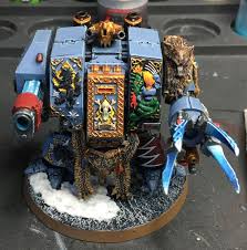 Bjorn The Fell Handed Art My Completed Bjorn The Fell Handed With Plasma Cannon Space Wolves Warhammer 40k Space Wolves Space Marine