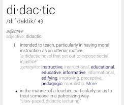 Didactic Cool Words Words Words To Use