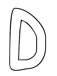 Print the pages, color and assemble into a book. Colouring Page Letter D Coloringpage Ca