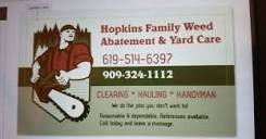 Hopkins Family weed abatement and handyman service