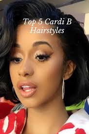 Cardi's magical homemade hair mask includes: Top 5 Best Cardi B Hairstyles Cardi B Hairstyles Trendy Short Hair Styles Hair Styles