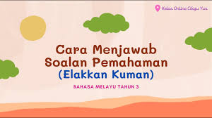 Format baharu dan contoh soalan pt3 2019 via www.malaysiatercinta.com. Elakkan Kuman Soalan Pemahaman Bahasa Melayu Tahun 3 Youtube