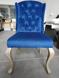 4.3 out of 5 stars 26. China Silver Lion Shaped Knocker Blue Velvet Tufted Dining Room Chairs China Velvet Dining Chairs Dining Room Chairs