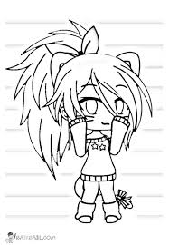 Gacha Life Coloring Pages Unique Collection Print For Free Coloring Pages Cute Anime Cat Cute Canvas Paintings